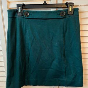 Loft / Green Skirt / Size 4
